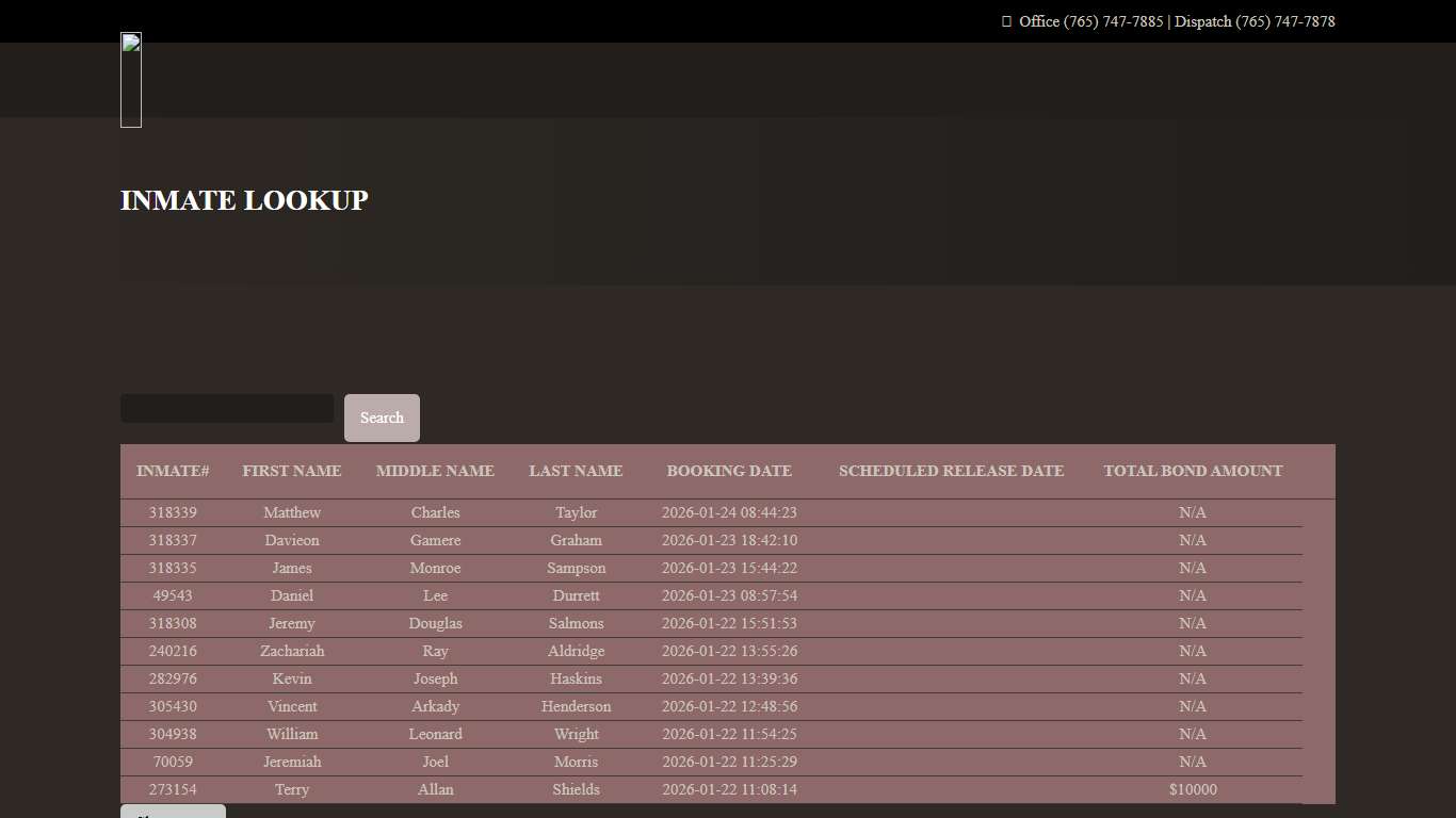 Inmate Lookup - Delaware County Sheriff